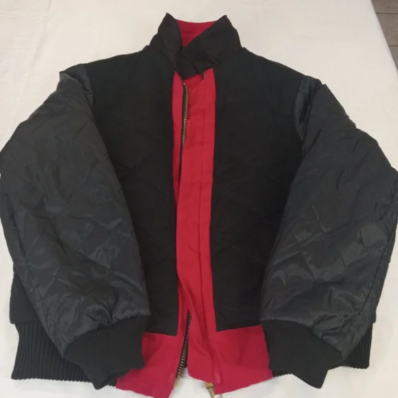 Carhartt Men's Vintage Red Full Zip  Insulated Lined Jacket - Picture 8 of 16